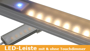 LLED-Leisten Indoor mit/ohne Touchdimmer