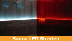 Sauna LED Streifen - LED bleibt LED - es gibt keine hitzebeständigen LEDs Sauna LED Streifen - LED bleibt LED - es gibt keine hitzebeständigen LEDs