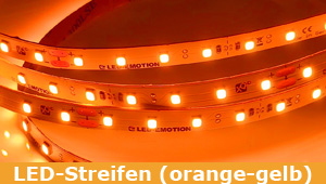 Single Color LED Band einfarbig | orange-gelb - orange-yellow
