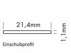 M-Line Einschubprofil - 21,4