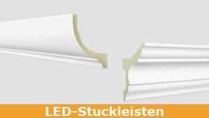 LED-Stuckleisten | indirekte Beleuchtung | PU / Polyurethane Profile