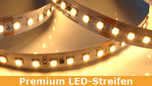 Premium LED-Streifen | extra hell, hocheffizient