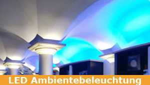 LED Ambientebeleuchtung - für Hingucker und bewusste Akzentuierungen ausgewählte LED-Beleuchtung im Wohnbereich