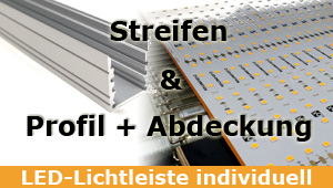 LED-Lichtleisten Indoor individuell konfigurieren