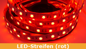 Single Color LED Band einfarbig | rot - red