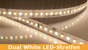 Dualwhite LED-Streifen - hohe Farbwiedergabe, enorme Leuchtkraft