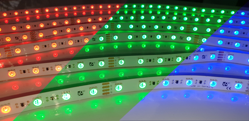 LED-Streifen für Farbwechsel – RGB + RGBW