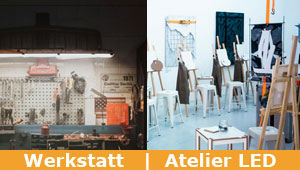 Werkstatt- und Atelier-Beleuchtung - effizientes und professionelles Arbeiten. Eine gute Werkstatt- und Atelier-Beleuchtung ist von entscheidender Bedeutung für effizientes und professionelles Arbeiten.