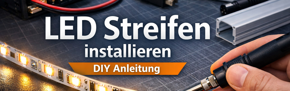 DIY LED Streifen installieren