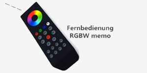 XQ connect RGBW Fernbedienung memo