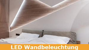 LED Wandbeleuchtung - stimmiges Lichtkonzept, lange Lebensdauer, wohnliche Umgebung, enorme Freiräume