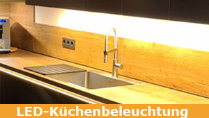 LED Küchenbeleuchtung - Unterbauleuchten, Griffmulden, Fußbodenleisten, Arbeitslicht, ...