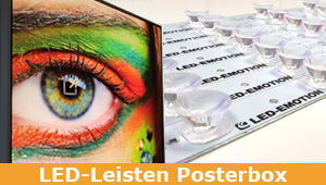 LED Leisten | LED Posterbox Module | Lichtwerbung