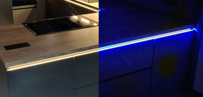 Griffmuldenbeleuchtung - LED Beleuchtung für die Schublade