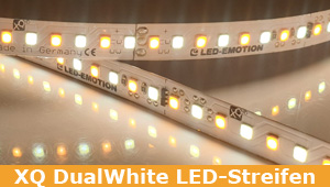 Dualwhite LED-Streifen - hohe Farbwiedergabe, enorme Leuchtkraft