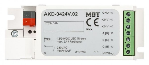 MDT 4-Kanal KNX RGBW LED Controller 12/24V