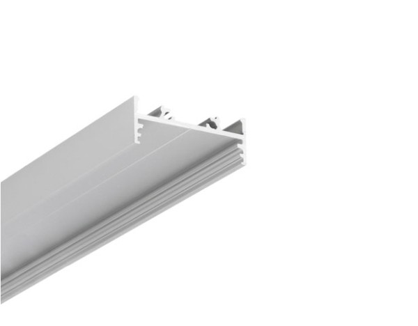 Alu Profil Vario30 flach silber eloxiert