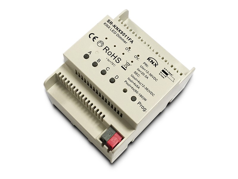 KNX LED Dimmer 1236V DINRail 4Kanal LEDEmotion