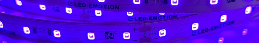 UV LED Stripes / UV Schwarzlicht LED Streifen