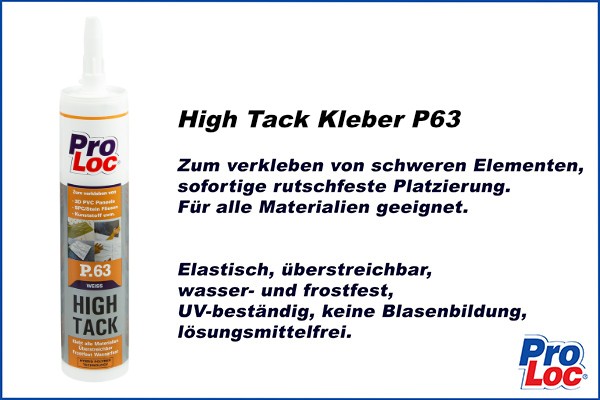 Montagekleber HighTack P63 ProLoc 290ml