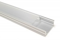 LED-Alu-Profil C-Line flach, Aufbau LED-Alu-Profil C-Line flach, Aufbau