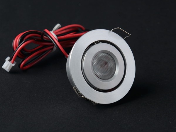 2,3W LED Einbauspot rund Cree XT-E warmweiß 45° 700mA