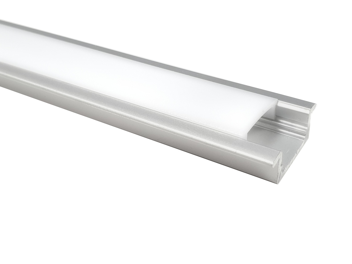opaler Abdeckung für LED Streifen 5,95€/m Profil SLIM-8 2m Aufbau-Leiste