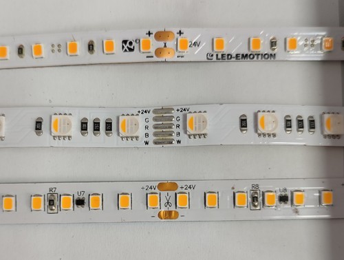 LED-Streifen löten / Trennmarkierungen