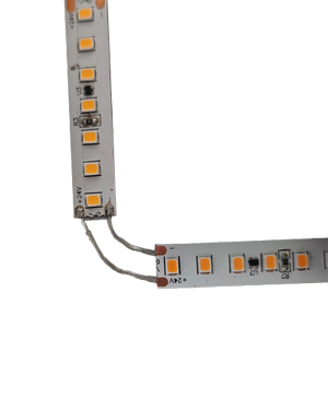 LED-Streifen - Ecken als Kabel löten