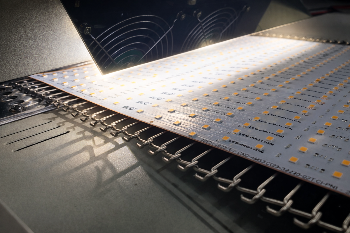 Konfektionierung von LED Streifen in der Produktion