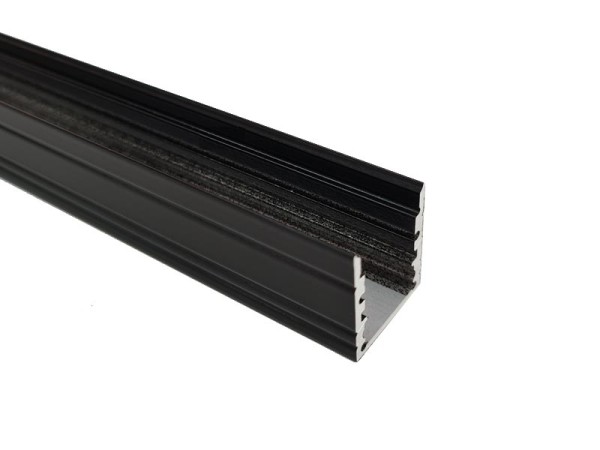 LED-Alu-Profil C-Line hoch schwarz