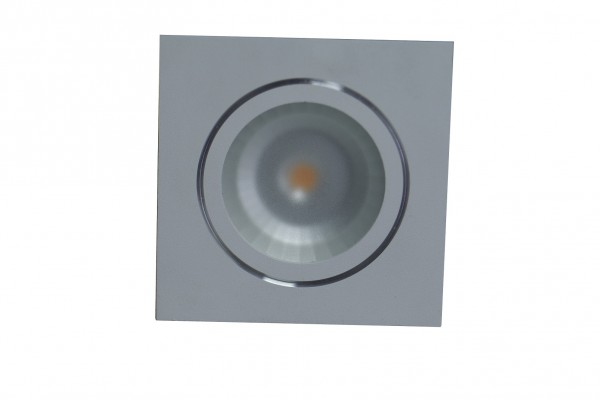 LED Einbauspot 1W weiß,quadratisch,95° Abstrahlwinkel