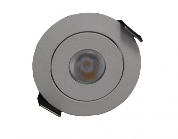 LED Einbauspot 1W weiß,rund,40° Abstrahlwinkel