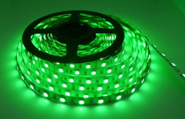 XQ Eco LED-Streifen, 80LEDs/m, grün, 4,8W/m, 24V