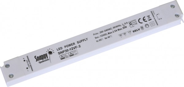 30W Snappy LED-Möbeleinbaunetzteil 24V extraslim